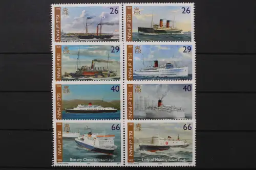Isle of Man, Schiffe, MiNr. 1203-1210 Paare, postfrisch - 204621