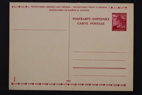 Böhmen & Mähren, MiNr. P 12, ungebraucht - 512830