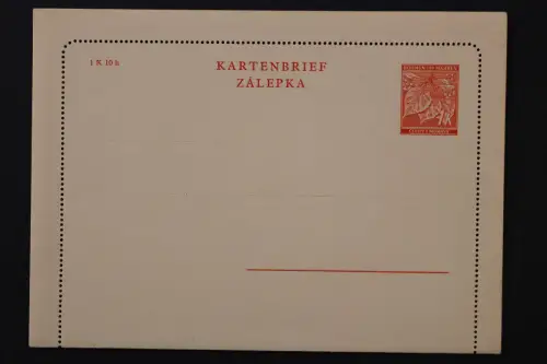 Böhmen & Mähren, MiNr. K 1, ungebraucht - 512841