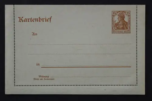 Deutsches Reich, MiNr. K 16, ungebraucht - 512859