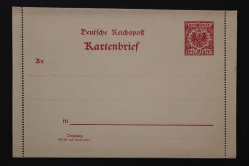 Deutsches Reich, MiNr. K 3, ungebraucht - 512866