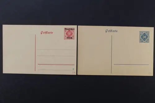 DR Dienst, MiNr. DP 11/01 + DP 12/02 für Württemberg, ungebraucht - 512851