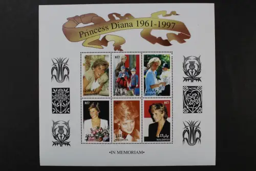 Malediven, MiNr. 3040-3045 Kleinbogen, postfrisch - 218911