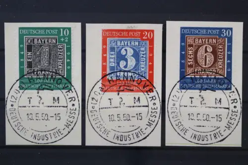 Deutschland (BRD), MiNr. 113-115, Briefstücke - 218912