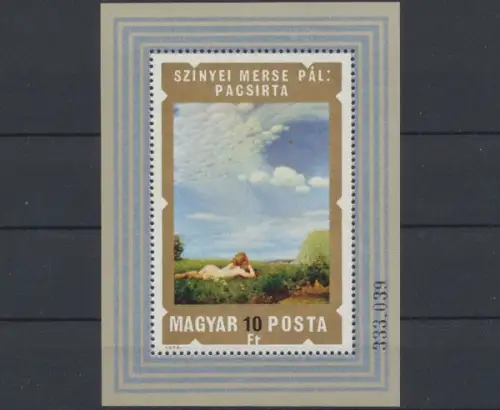 Ungarn, Gemälde, MiNr. Block 108 A, postfrisch - 69490
