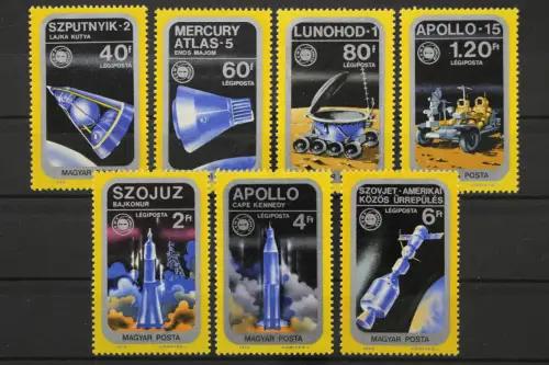Ungarn, Weltraum, MiNr. 3046-3052 A, postfrisch - 658957