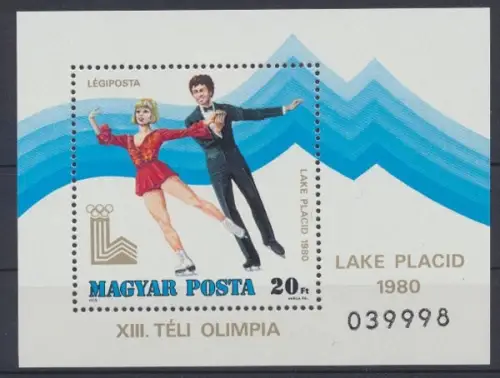 Ungarn, Olympiade, MiNr. Block 140 A, postfrisch - 65218