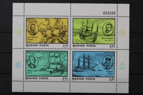 Ungarn, Schiffe, MiNr. Block 132 A, postfrisch - 218277