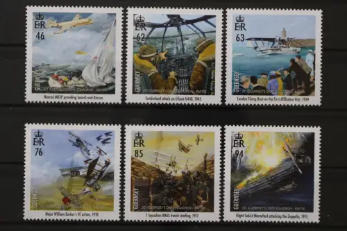 Guernsey, Flugzeuge, MiNr. 1671-1676, postfrisch - 219167