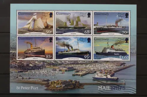 Guernsey, Schiffe, MiNr. Block 99, postfrisch - 219136
