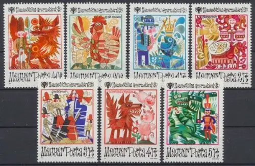 Ungarn, MiNr. 3397-3403 A, postfrisch - 694617