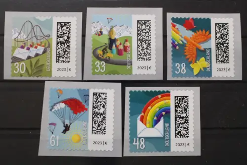 Deutschland (BRD), MiNr. 3740-3744 skl. mit Zählnummern, postfrisch - 209099