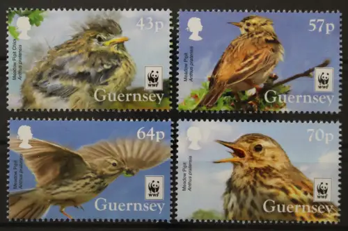 Guernsey, Vögel, MiNr. 1606-1609, postfrisch - 219180