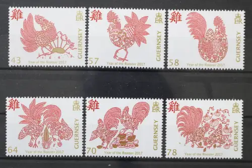 Guernsey, MiNr. 1600-1605, postfrisch - 219184