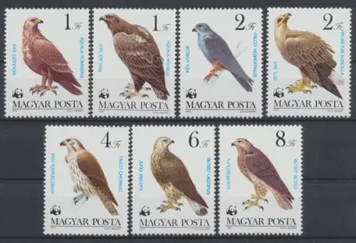 Ungarn, MiNr. 3624-3630 A, postfrisch - 690794