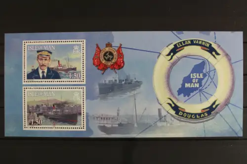 Insel Man, Schiffe, MiNr. Block 70, postfrisch - 628891