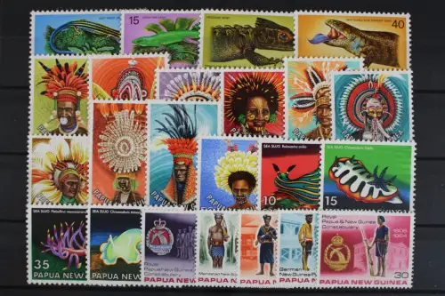 Papua Neuguinea, MiNr. 337-359, Jahrgang 1978, postfrisch - 633726