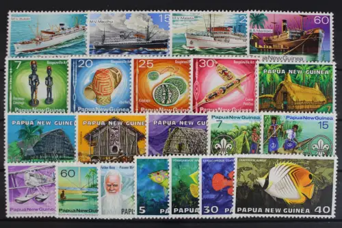 Papua Neuguinea, MiNr. 298-318, Jahrgang 1976, postfrisch - 633724