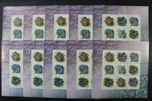 Russland, MiNr. 323-327, 10 Kleinbögen, postfrisch - 219831