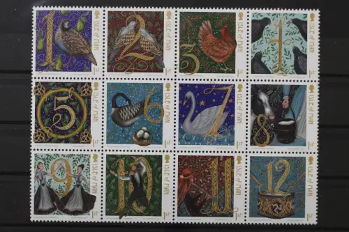 Isle of Man, MiNr. 2293-2304 Zwölferblock, postfrisch - 219959