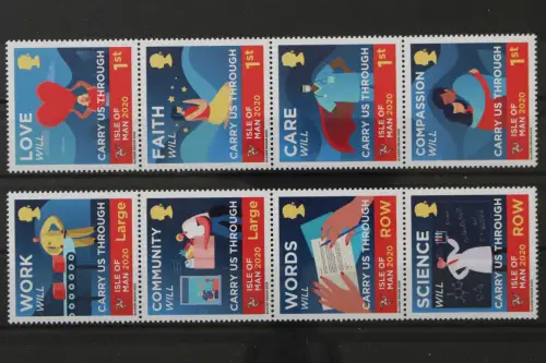 Isle of Man, MiNr. 2591-2598 Viererstreifen, postfrisch - 219918