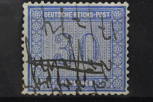Deutsches Reich, MiNr. 13 Federzugentwertung, VÖB Befund - 219916