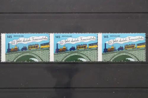 Deutschland (BRD), MiNr. 3070 PF III, 3er Streifen, postfrisch - 208295