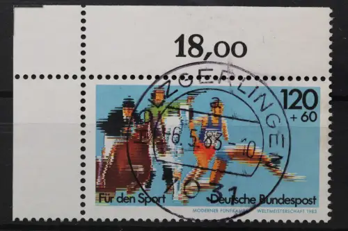 Deutschland (BRD), MiNr. 1173, Ecke links oben, gestempelt - 655214