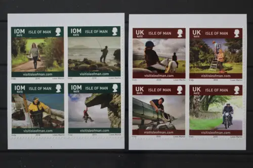 Isle of Man, MiNr. 1583-1590 skl., 2 Viererblöcke, postfrisch - 220097