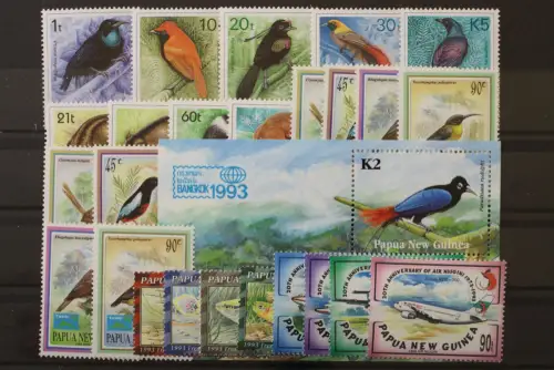 Papua Neuguinea, MiNr. 672-697, Jahrgang 1993, postfrisch - 220362