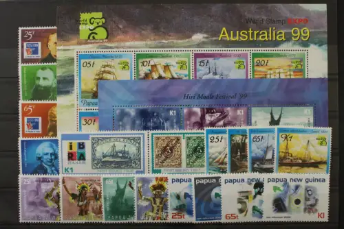 Papua Neuguinea, MiNr. 844-872, Jahrgang 1999, postfrisch - 220355