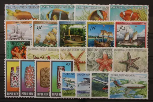 Papua Neuguinea, MiNr. 539-560, Jahrgang 1987, postfrisch - 220369