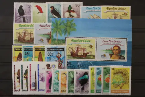 Papua Neuguinea, MiNr. 647-671 I, Jahrgang 1992, postfrisch - 220363