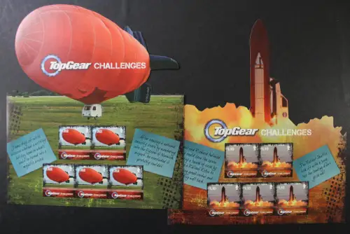 Isle of Man, MiNr. 1741-1742 skl., Folienblätter, postfrisch - 220382M