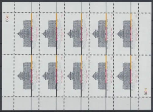 Deutschland (BRD), MiNr. 2137 Kleinbogen, postfrisch - 600360