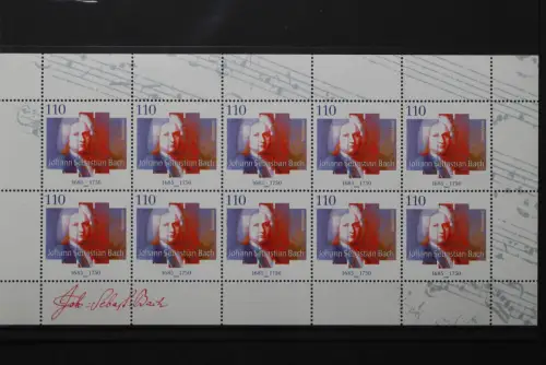 Deutschland (BRD), MiNr. 2126, Kleinbogen, postfrisch - 637742