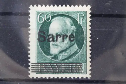 Saargebiet, MiNr. 26 a, postfrisch, BPP Signatur - 220458