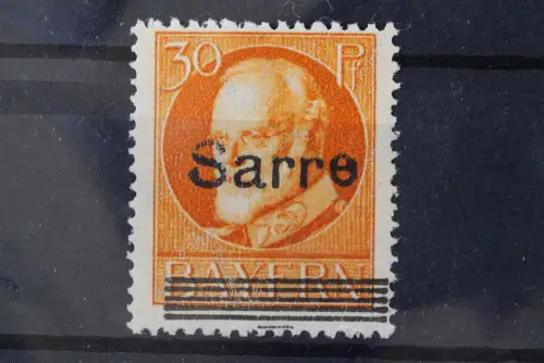 Saargebiet, MiNr. 23 PF D II, postfrisch, BPP Signatur - 220460