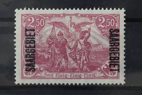 Saargebiet, MiNr. 43 a, postfrisch, BPP Signatur - 220454
