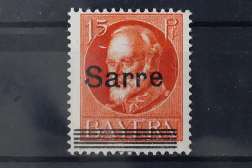 Saargebiet, MiNr. 20 a, postfrisch, BPP Signatur - 220463