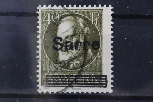 Saargebiet, MiNr. 24 PF D I, gestempelt, BPP Signatur - 220459