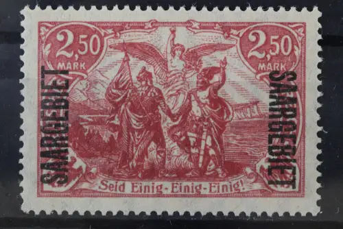 Saargebiet, MiNr. 43 b, postfrisch, BPP Signatur - 220475