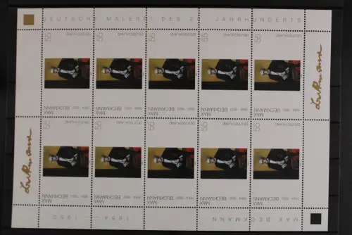 Deutschland (BRD), MiNr. 2315, Kleinbogen Malerei, postfrisch - 630540