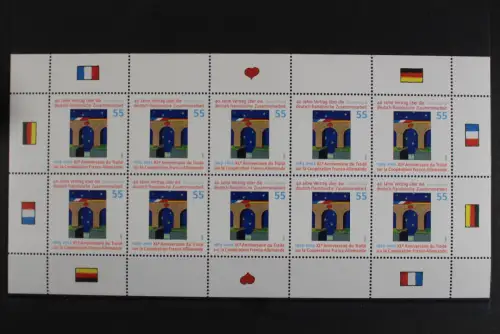 Deutschland, MiNr. 2311, KB deutsch-franz. Freundschaft, postfrisch - 630536