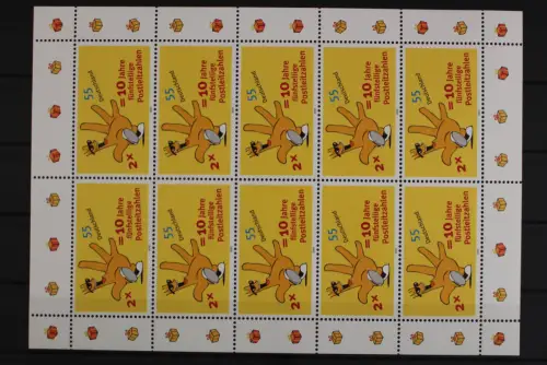 Deutschland, MiNr. 2344, Kleinbogen fünfstellige PLZ, postfrisch - 630563