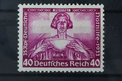 Deutsches Reich, MiNr. 507 A, Falz - 220623