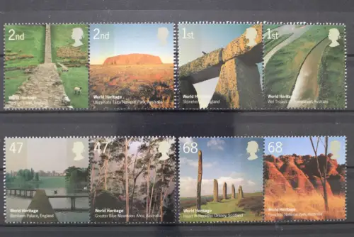 Großbritannien, MiNr. 2300-2307, 4 Paare, postfrisch - 211290