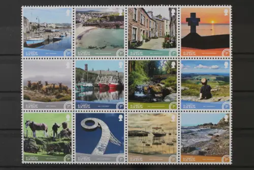 Isle of Man, MiNr. 2613-2624 Zwölferblock, postfrisch - 220796