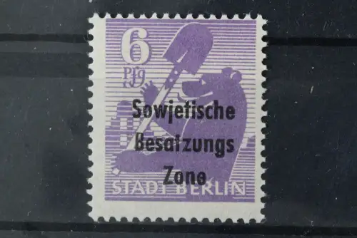 Sowjetische Zone, MiNr. 201 A wb x, postfrisch, BPP Signatur - 220851
