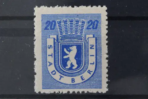 Sowjetische Zone, MiNr. 6 A wb z s, postfrisch, BPP Signatur - 220884
